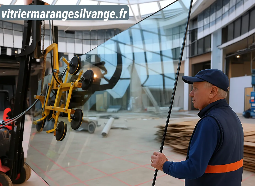 Remplacement de vitrine magasin Marange-Silvange
